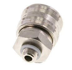 Vernikkeld Messing DN 7.2 (Euro) Luchtkoppeling Snelkoppeling G 1/8 inch Buitendraad FKM