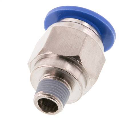 12mm x R1/8'' Messing/PA 66 Insteekfitting Buitendraad NBR [2 Stuks]