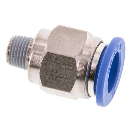 12mm x R1/8'' Messing/PA 66 Insteekfitting Buitendraad NBR [2 Stuks]