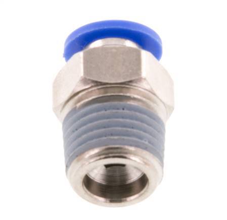6mm x R1/4'' Messing/PA 66 Insteekfitting buitendraad NBR [5 Stuks]