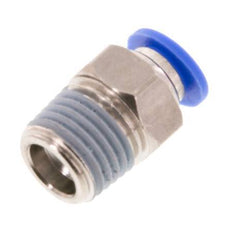6mm x R1/4'' Messing/PA 66 Insteekfitting buitendraad NBR [5 Stuks]