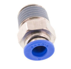 6mm x R1/4'' Messing/PA 66 Insteekfitting buitendraad NBR [5 Stuks]