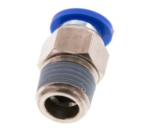 8mm x R1/4'' Messing/PA 66 Insteekfitting buitendraad NBR [5 Stuks]