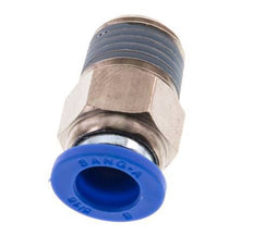 8mm x R1/4'' Messing/PA 66 Insteekfitting buitendraad NBR [5 Stuks]