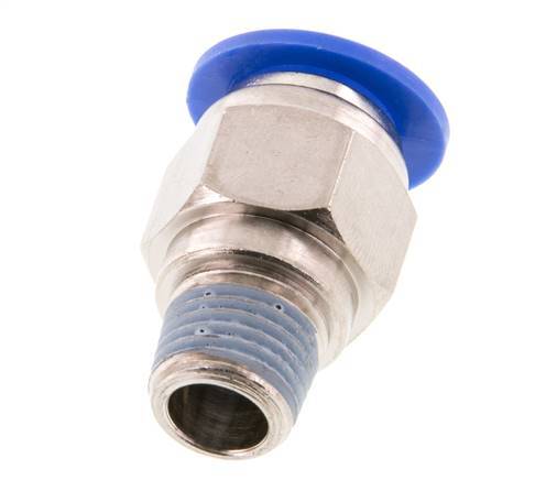 12mm x R1/4'' Messing/PA 66 Insteekfitting Buitendraad NBR [2 Stuks]