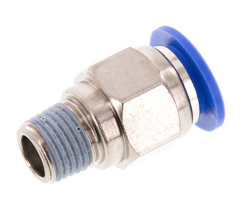 12mm x R1/4'' Messing/PA 66 Insteekfitting Buitendraad NBR [2 Stuks]
