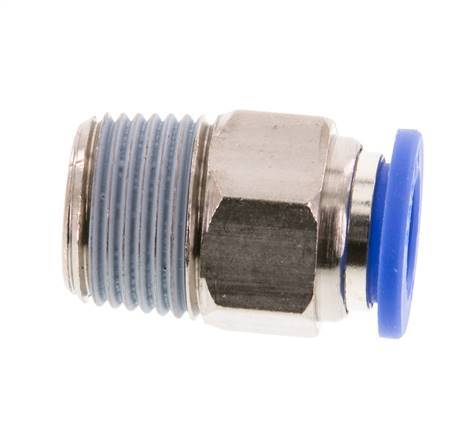 10mm x R3/8'' Messing/PA 66 Insteekfitting Buitendraad NBR [2 Stuks]