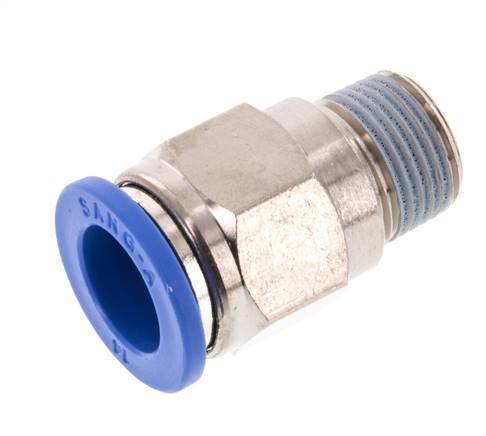 14mm x R3/8'' Messing/PA 66 Insteekfitting Buitendraad NBR