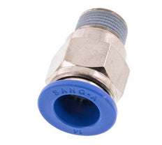 14mm x R3/8'' Messing/PA 66 Insteekfitting Buitendraad NBR
