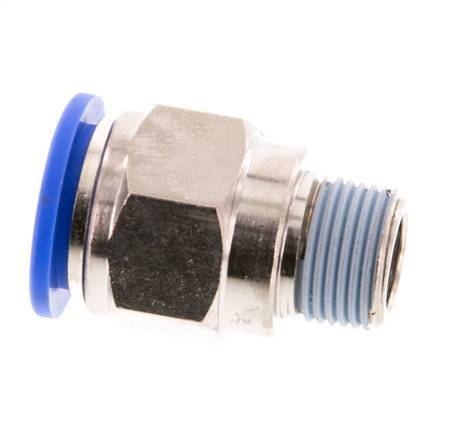16mm x R3/8'' Messing/PA 66 Insteekfitting Buitendraad NBR