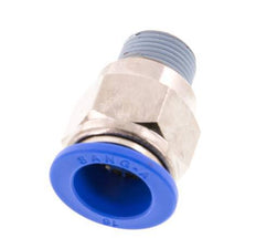 16mm x R3/8'' Messing/PA 66 Insteekfitting Buitendraad NBR
