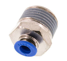 6mm x R1/2'' Messing/PA 66 Insteekfitting Buitendraad NBR [2 Stuks]