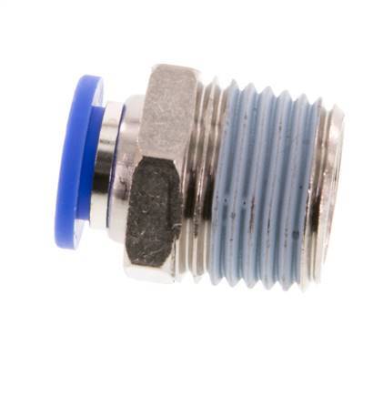 10mm x R1/2'' Push-in Fitting with Male Threads Brass/PA 66 NBR [2 Pieces]