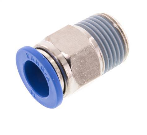 14mm x R1/2'' Messing/PA 66 Insteekfitting Buitendraad NBR
