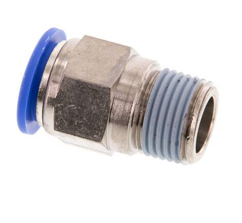 16mm x R1/2'' Messing/PA 66 Insteekfitting Buitendraad NBR