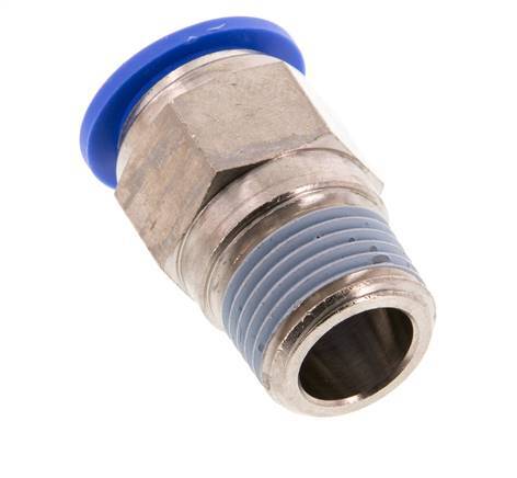 16mm x R1/2'' Messing/PA 66 Insteekfitting Buitendraad NBR