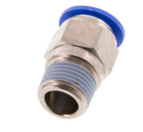16mm x R1/2'' Messing/PA 66 Insteekfitting Buitendraad NBR