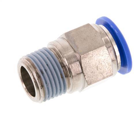 16mm x R1/2'' Messing/PA 66 Insteekfitting Buitendraad NBR