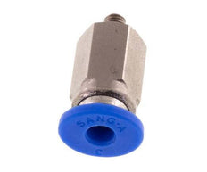 3mm x M 3 Messing/PA 66 Insteekfitting Buitendraad NBR [2 Stuks]