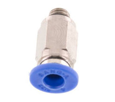 4mm x M 5 Messing/PA 66 Insteekfitting buitendraad NBR [5 Stuks]