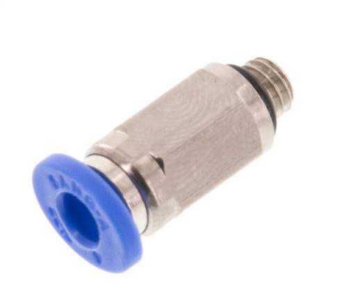 4mm x M 5 Messing/PA 66 Insteekfitting buitendraad NBR [5 Stuks]