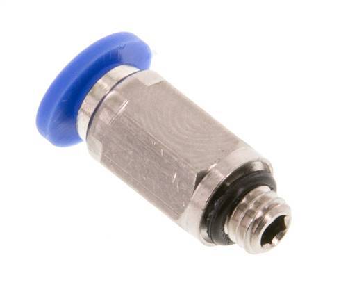 4mm x M 5 Messing/PA 66 Insteekfitting buitendraad NBR [5 Stuks]