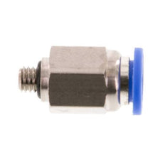 6mm x M 5 Messing/PA 66 Insteekfitting buitendraad NBR [5 Stuks]