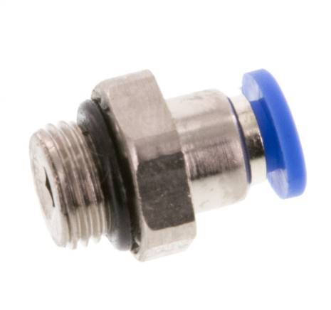 4mm x G1/8'' Push-in Fitting with Male Threads Brass/PA 66 NBR [5 Pieces]