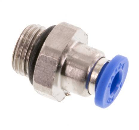 4mm x G1/8'' Push-in Fitting with Male Threads Brass/PA 66 NBR [5 Pieces]
