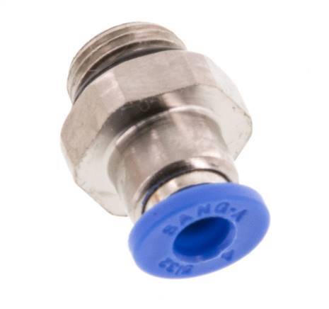 4mm x G1/8'' Push-in Fitting with Male Threads Brass/PA 66 NBR [5 Pieces]