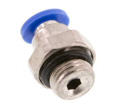 4mm x G1/8'' Messing/PA 66 Insteekfitting buitendraad NBR [5 Stuks]