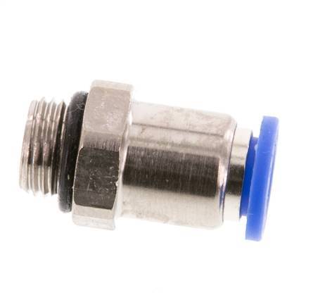6mm x G1/8'' Messing/PA 66 Insteekfitting buitendraad NBR [5 Stuks]