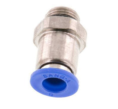 6mm x G1/8'' Messing/PA 66 Insteekfitting buitendraad NBR [5 Stuks]
