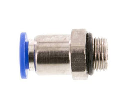 6mm x G1/8'' Messing/PA 66 Insteekfitting buitendraad NBR [5 Stuks]
