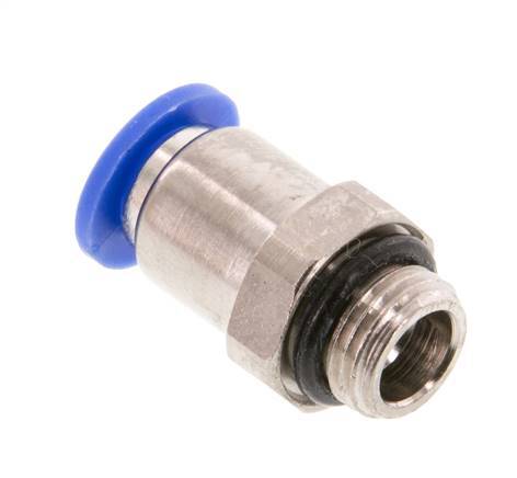 6mm x G1/8'' Messing/PA 66 Insteekfitting buitendraad NBR [5 Stuks]