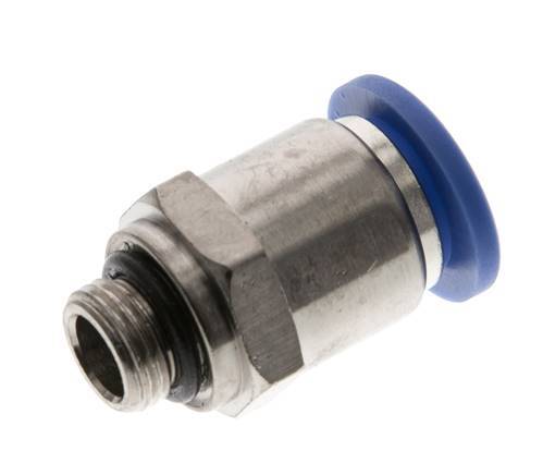 10mm x G1/8'' Messing/PA 66 Insteekfitting Buitendraad NBR [2 Stuks]