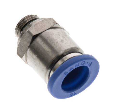 10mm x G1/8'' Messing/PA 66 Insteekfitting Buitendraad NBR [2 Stuks]