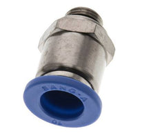 10mm x G1/8'' Messing/PA 66 Insteekfitting Buitendraad NBR [2 Stuks]