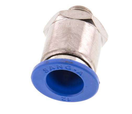 12mm x G1/8'' Messing/PA 66 Insteekfitting Buitendraad NBR [2 Stuks]
