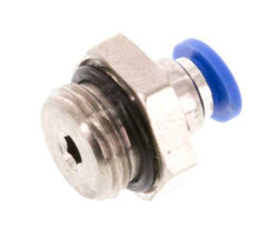 4mm x G1/4'' Messing/PA 66 Insteekfitting buitendraad NBR [5 Stuks]