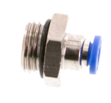4mm x G1/4'' Messing/PA 66 Insteekfitting buitendraad NBR [5 Stuks]