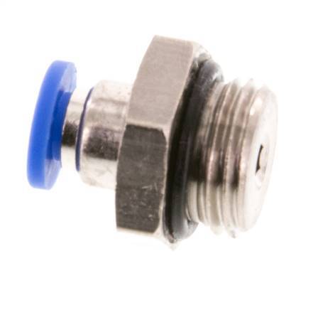 4mm x G1/4'' Messing/PA 66 Insteekfitting buitendraad NBR [5 Stuks]