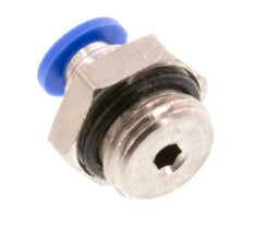4mm x G1/4'' Messing/PA 66 Insteekfitting buitendraad NBR [5 Stuks]