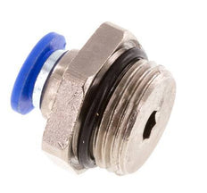 6mm x G3/8'' Messing/PA 66 Insteekfitting buitendraad NBR [5 Stuks]