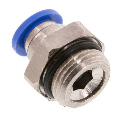 8mm x G3/8'' Messing/PA 66 Insteekfitting buitendraad NBR [5 Stuks]