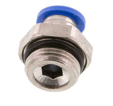 8mm x G3/8'' Messing/PA 66 Insteekfitting buitendraad NBR [5 Stuks]