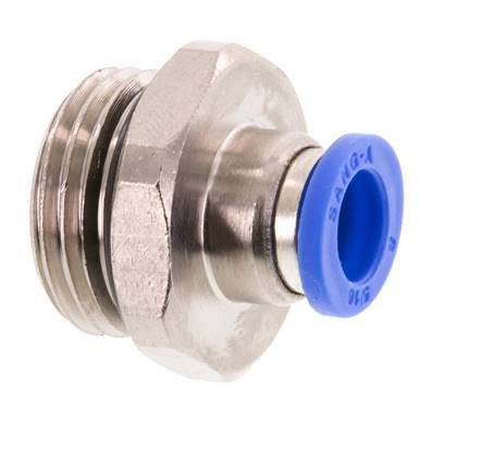8mm x G1/2'' Messing/PA 66 Insteekfitting Buitendraad NBR [2 Stuks]
