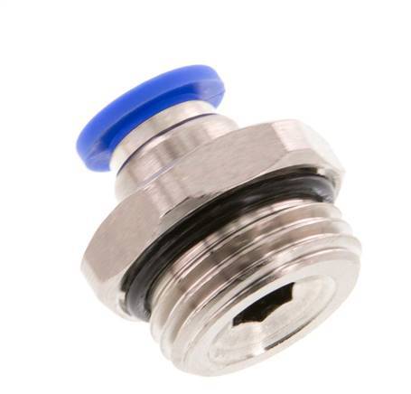 8mm x G1/2'' Messing/PA 66 Insteekfitting Buitendraad NBR [2 Stuks]