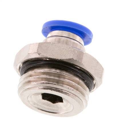 8mm x G1/2'' Messing/PA 66 Insteekfitting Buitendraad NBR [2 Stuks]