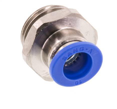 10mm x G1/2'' Messing/PA 66 Insteekfitting Buitendraad NBR [2 Stuks]